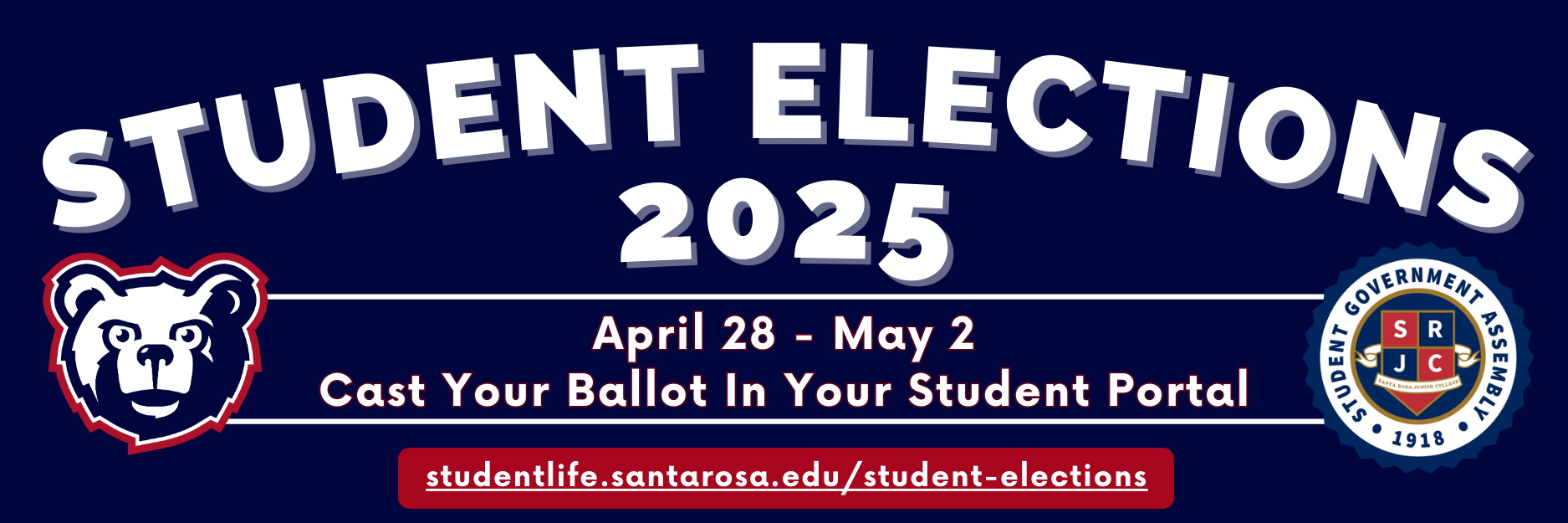 Student Election Week is April 28 through May 2